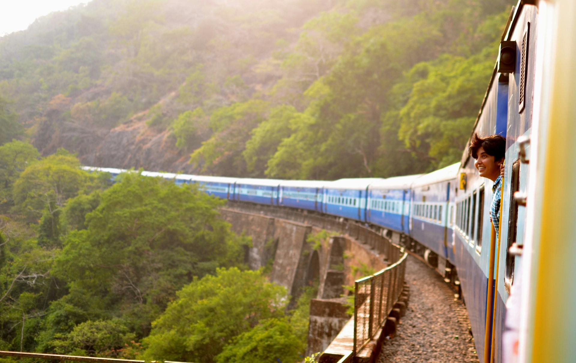 Scenic train view through hills – summer escape holiday package from Ahmedabad and Dwarka